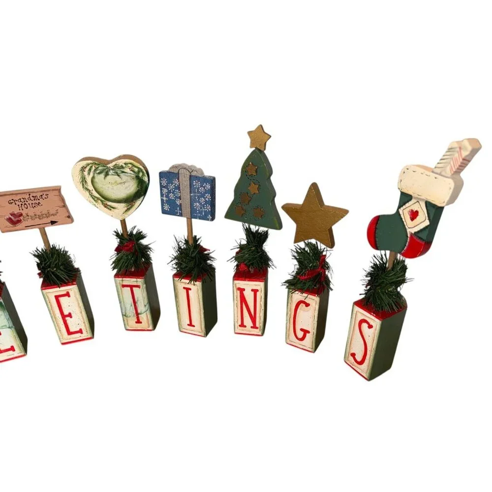 HM Wooden Blocks Christmas 